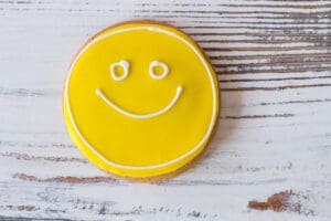 A yellow smiley