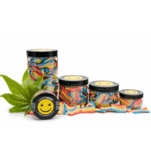 happy hemp CBD rainbow ribbons