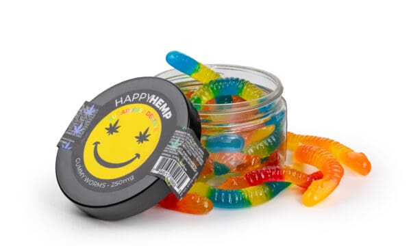 Happy Hemp Sugar Free Delta 8 Gummy Worms