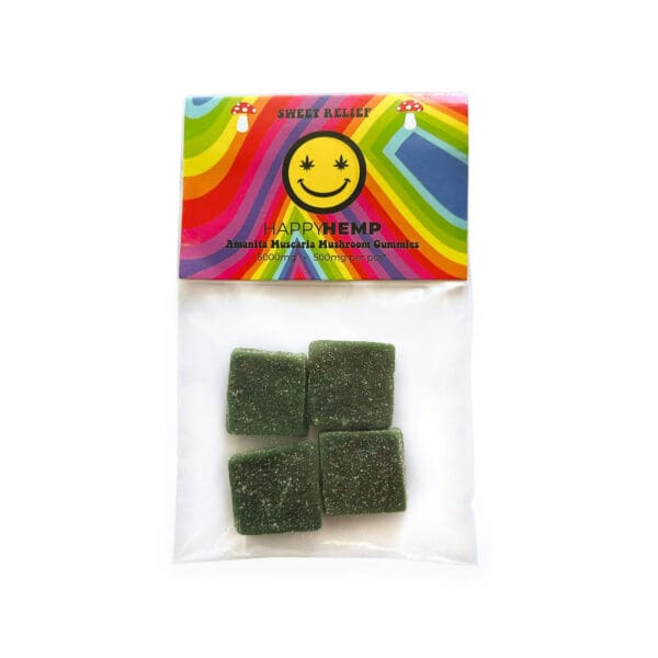 Mushroom Gummies Samples - green apple