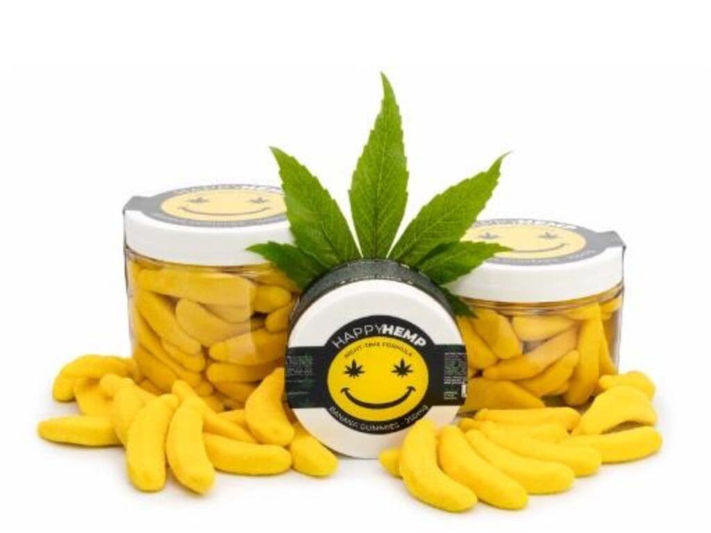 CBD Banana Candy Gummy With Melatonin