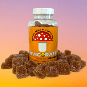 Cordyceps Gummies, Energy Boost, Endurance Support, Vegan Supplements, Tropical Flavor