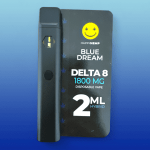 HYBRID BLUE DREAM DELTA 8 VAPES FROM HAPPY HEMP