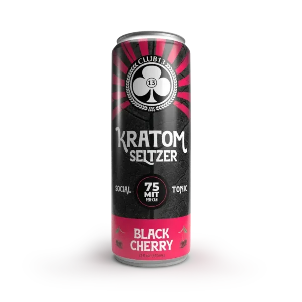 Kratom soda, Kratom seltzer, Kratom beverages, Club 13, refreshing drinks