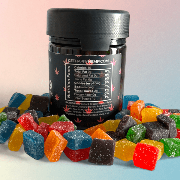 Delta 9 THC Gummies, Happy Hemp, THC Edibles, Delta 9 Edibles, Best Delta 9 Gummies